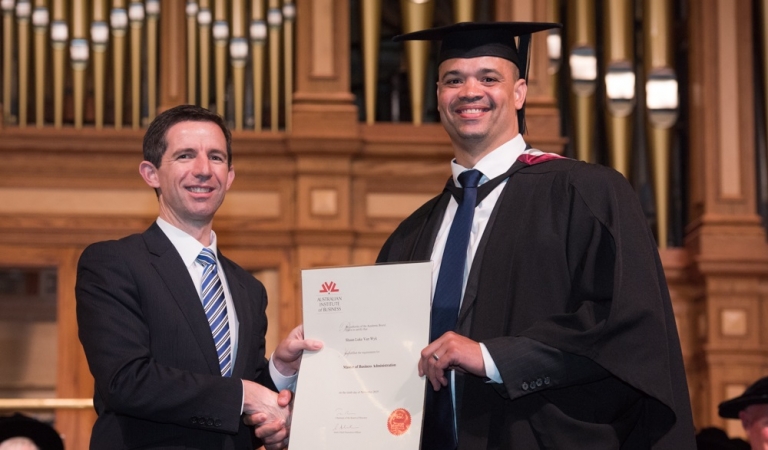 5 Minutes with MBA Graduate Shaun Van Wyk