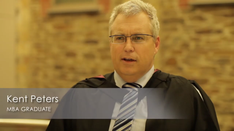 5 minutes with MBA Graduate Kent Peters