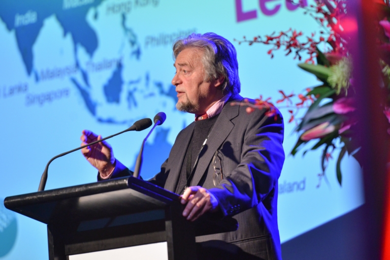 Douglas Gautier inspires and Ali McGregor dazzles at the AIB Adelaide Alumni & Student Event
