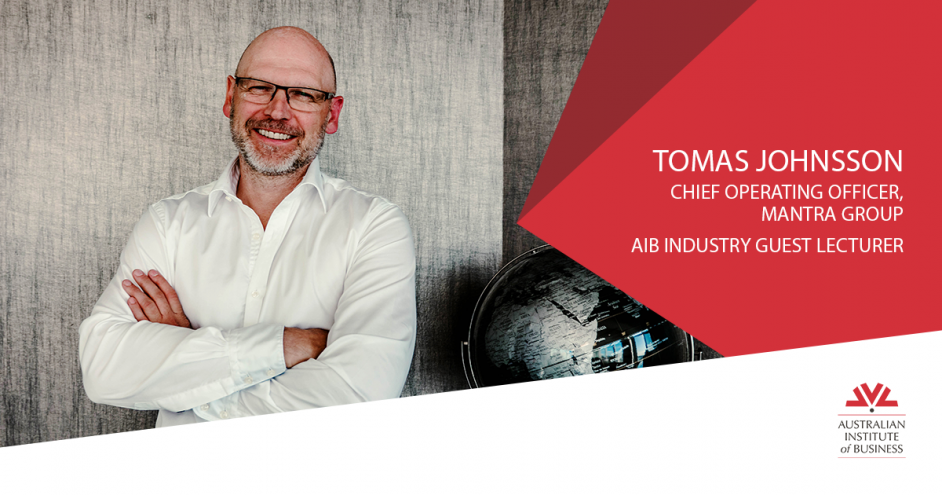 Tomas Johnsson to enrich AIB curriculum with practical operations insights